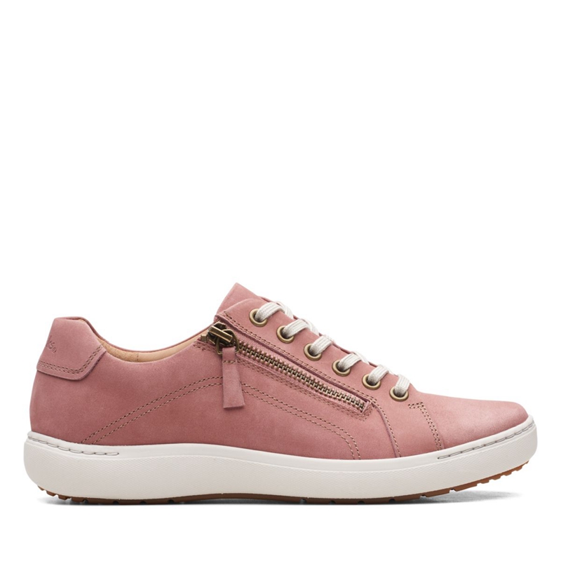 Baskets Clarks Nalle Dentelle Rose Rose Femme|BYI-4271932