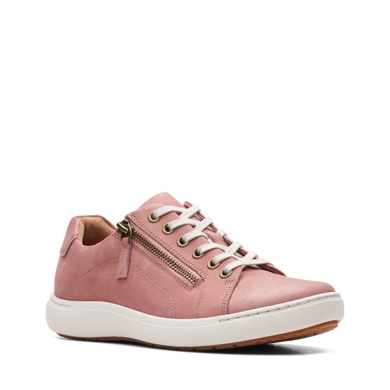 Baskets Clarks Nalle Dentelle Rose Rose Femme|BYI-4271932