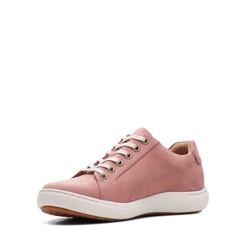 Baskets Clarks Nalle Dentelle Rose Rose Femme|BYI-4271932