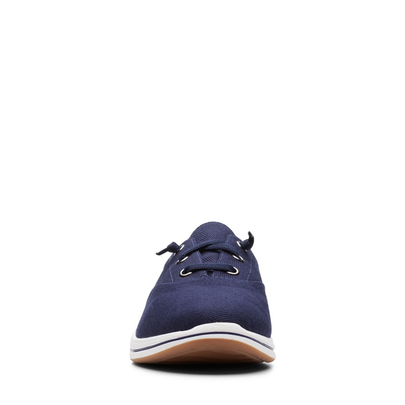 Baskets Clarks Breeze Ave Bleu Marine Femme|XHQ-5122694