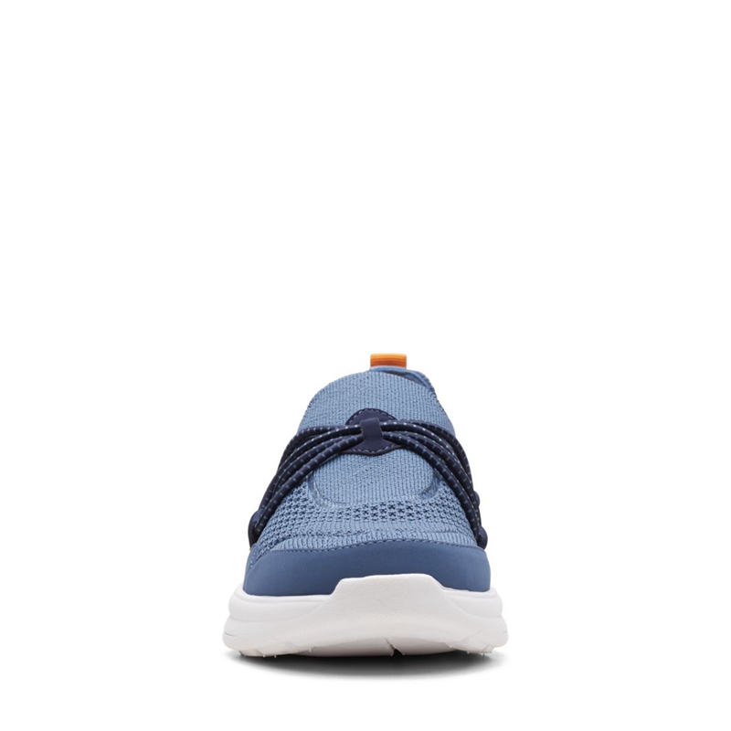 Baskets Clarks Ezera Run Combi Bleu Femme|QBP-5184566