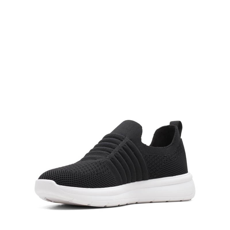 Baskets Clarks Ezera Walk Knit Noir Femme|ZAV-4433012