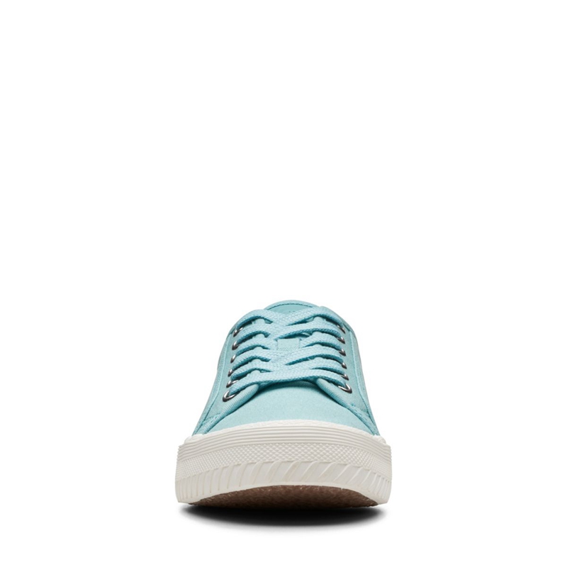 Baskets Clarks Roxby Dentelle Tela Turquoise Femme|BOL-2295693