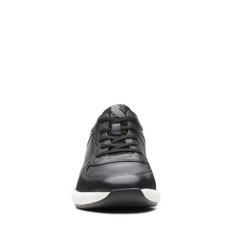 Baskets Clarks Un Rio Sprint Combi Lea Noir Femme|PGH-9192901