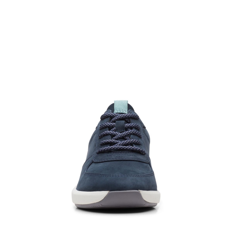 Baskets Clarks Un Rio Sprint Nubuck Bleu Marine Femme|YDQ-1186549