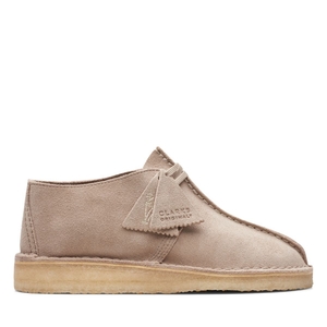 Mocassin Clarks Trek. Sand Daim Marron Femme|QHQ-6726855