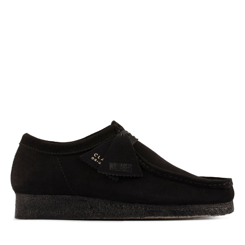 Mocassin Clarks Wallabee Sde Noir Femme|SSD-7356644