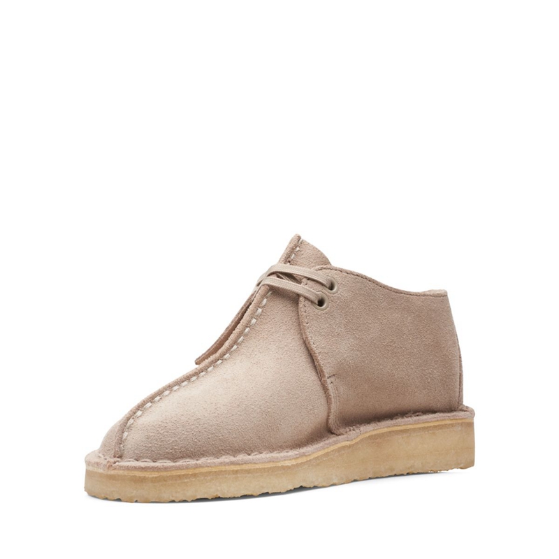 Mocassin Clarks Trek. Sand Daim Marron Femme|QHQ-6726855