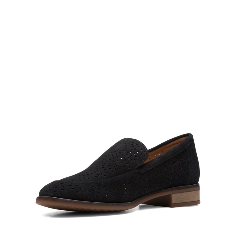 Mocassin Clarks Trish Calla Noir Femme|CEW-3494821