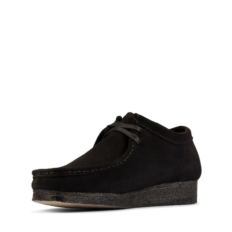 Mocassin Clarks Wallabee Sde Noir Femme|SSD-7356644