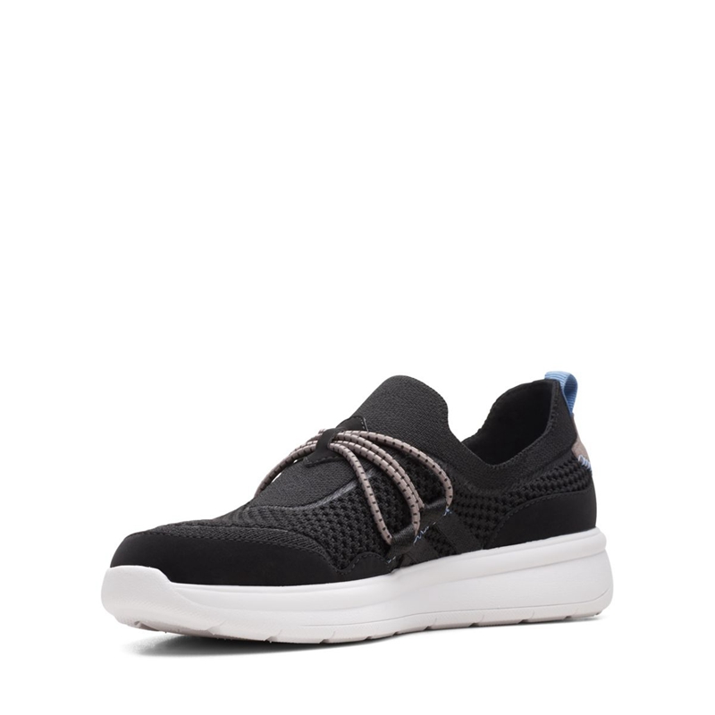 Mocassin Clarks Ezera Run Combi Noir Femme|HYZ-2813508