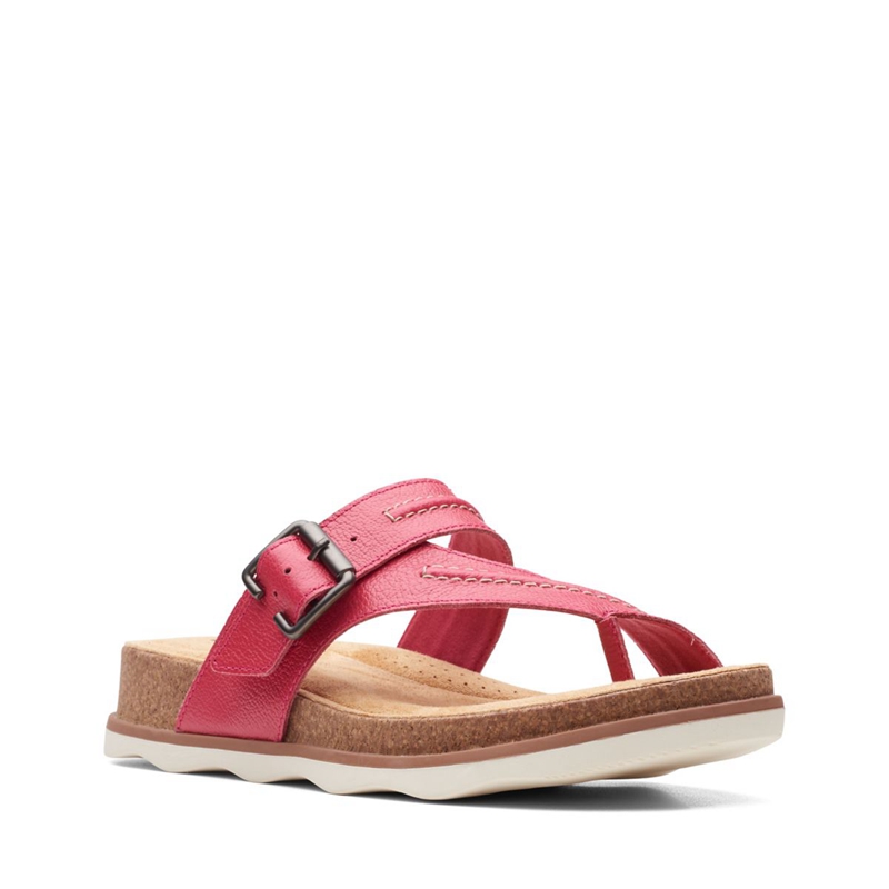 Sandales Clarks Brynn Madi Cuir Fushia Femme|OTN-3264789