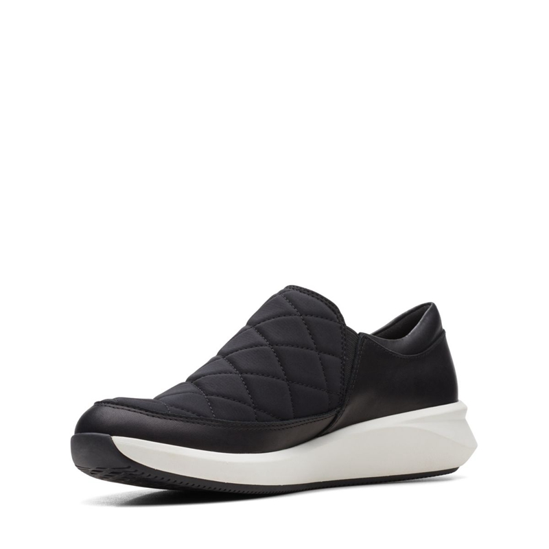 Mocassin Clarks Un Rio Spark Combi Noir Femme|RYQ-7785239