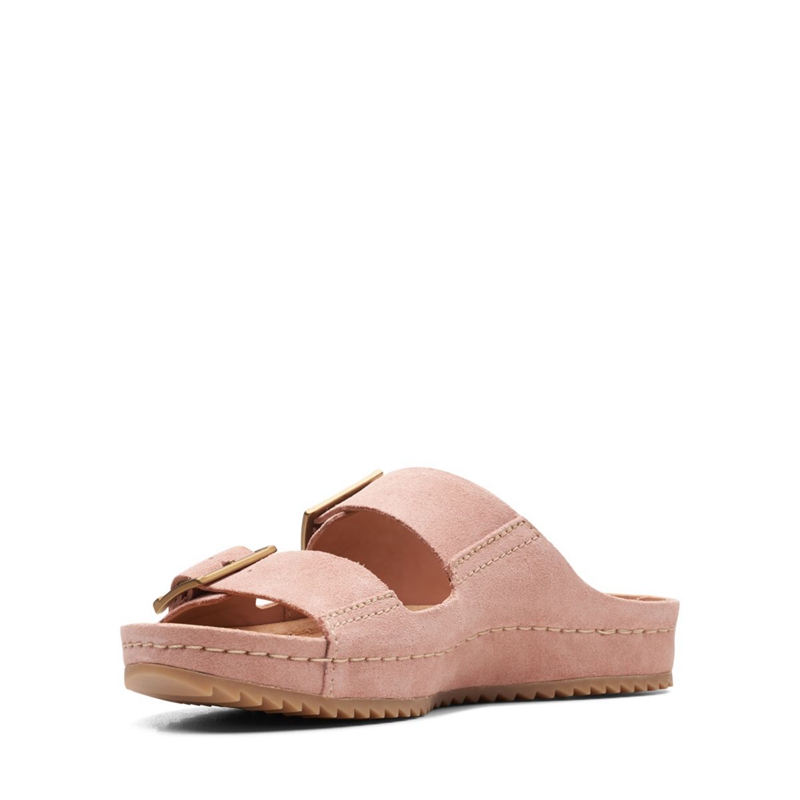 Sandales Clarks Brookleigh Sun Daim Rose Femme|EJJ-2300640