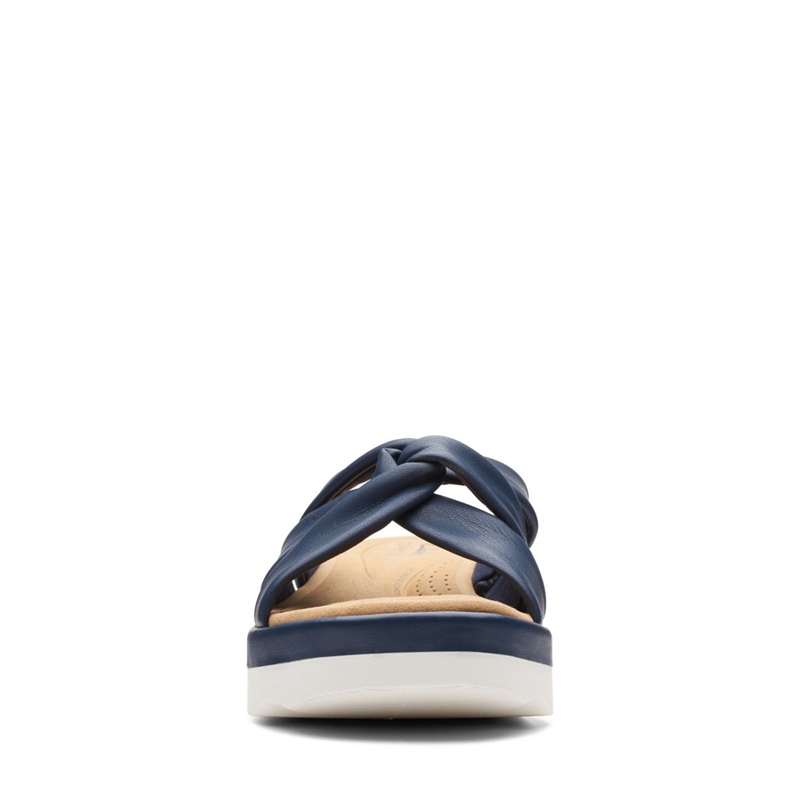 Sandales Clarks Clara Charm Bleu Marine Femme|AUG-3685493