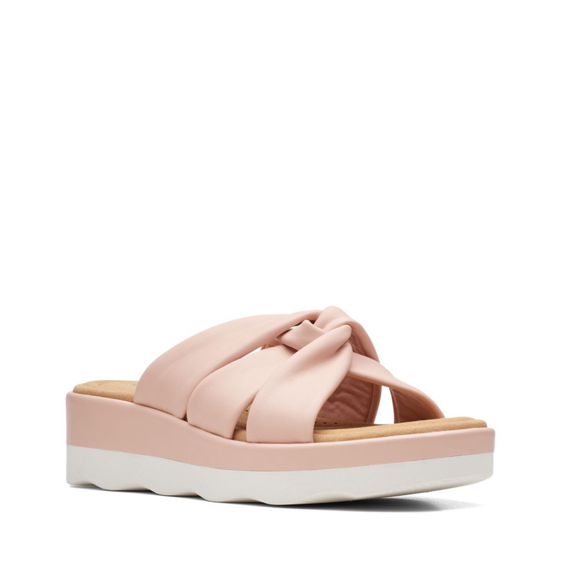 Sandales Clarks Clara Charm Rose Clair Femme|QSK-8422864