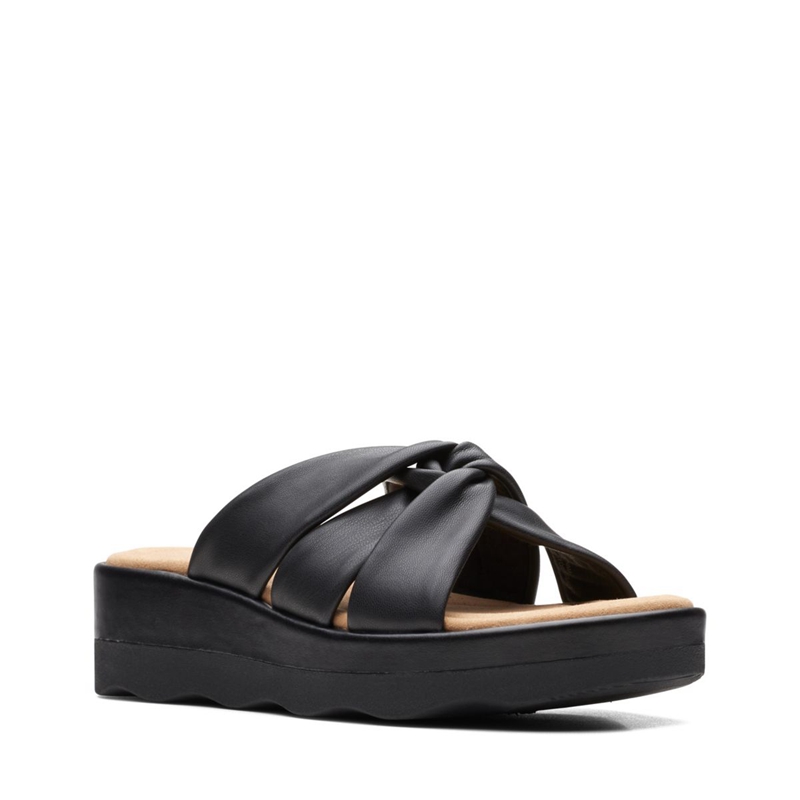 Sandales Clarks Clara Charm Noir Femme|SFB-9888104