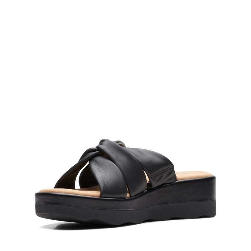 Sandales Clarks Clara Charm Noir Femme|SFB-9888104