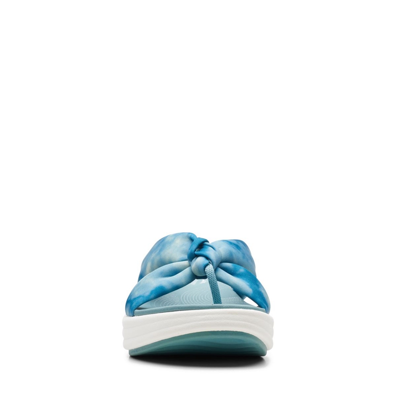 Sandales Clarks Drift Ave Teal Combi Turquoise Femme|DXU-0008150