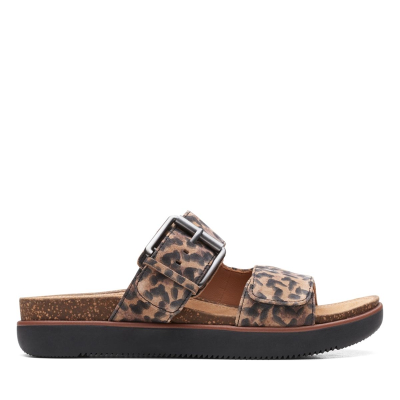 Sandales Clarks Elayne Ease Print Leopard Femme|OPP-9536428