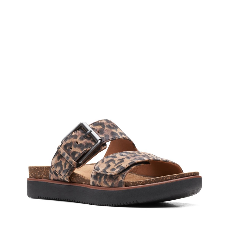 Sandales Clarks Elayne Ease Print Leopard Femme|OPP-9536428