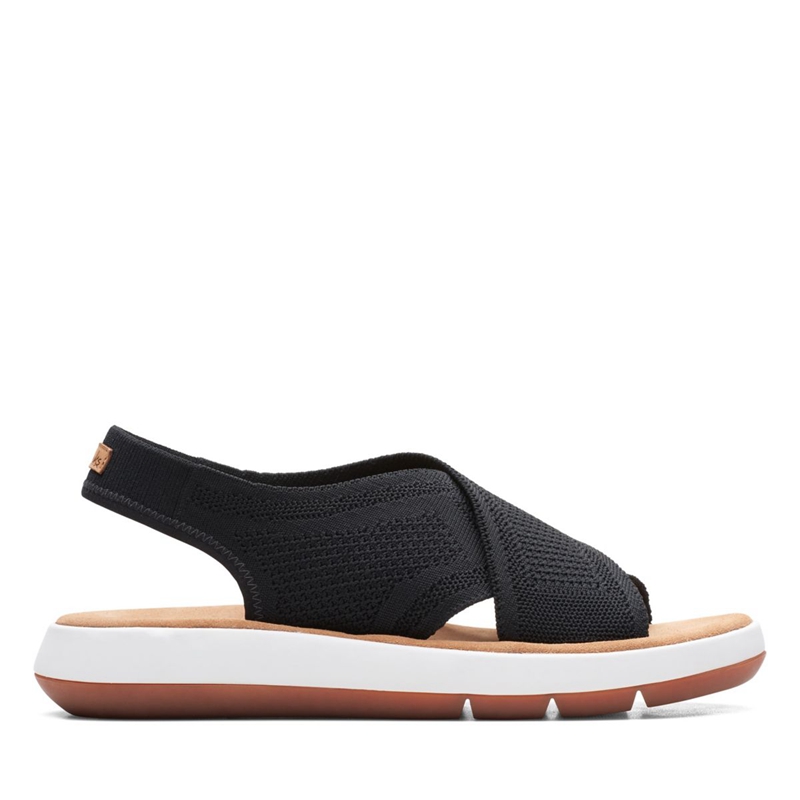 Sandales Clarks Jemsa Dash Knit Noir Femme|TPD-2679035