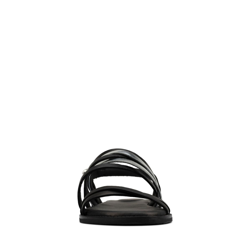 Sandales Clarks Karsea Ankle Combi Lea Noir Femme|PAX-4064862