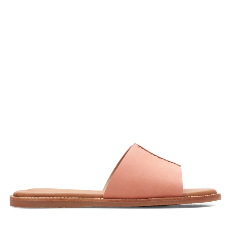 Sandales Clarks Karsea Mule Corail Femme|ZPC-8331161