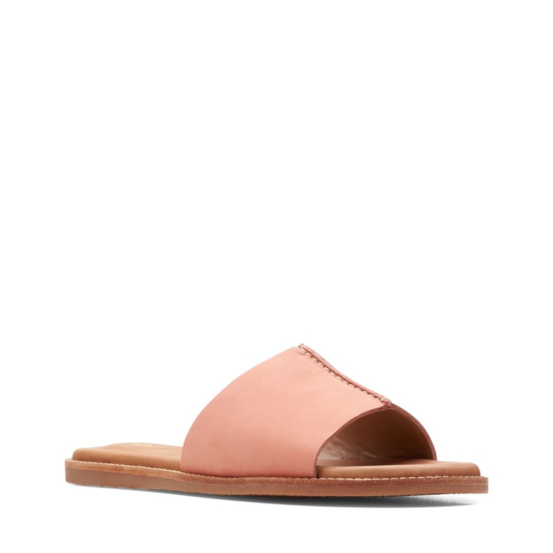 Sandales Clarks Karsea Mule Corail Femme|ZPC-8331161