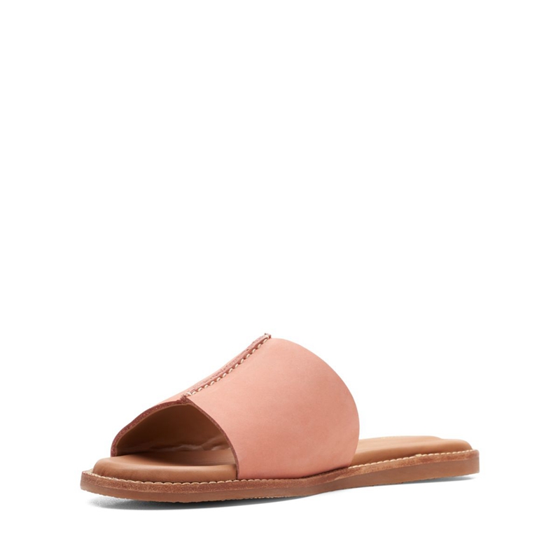 Sandales Clarks Karsea Mule Corail Femme|ZPC-8331161