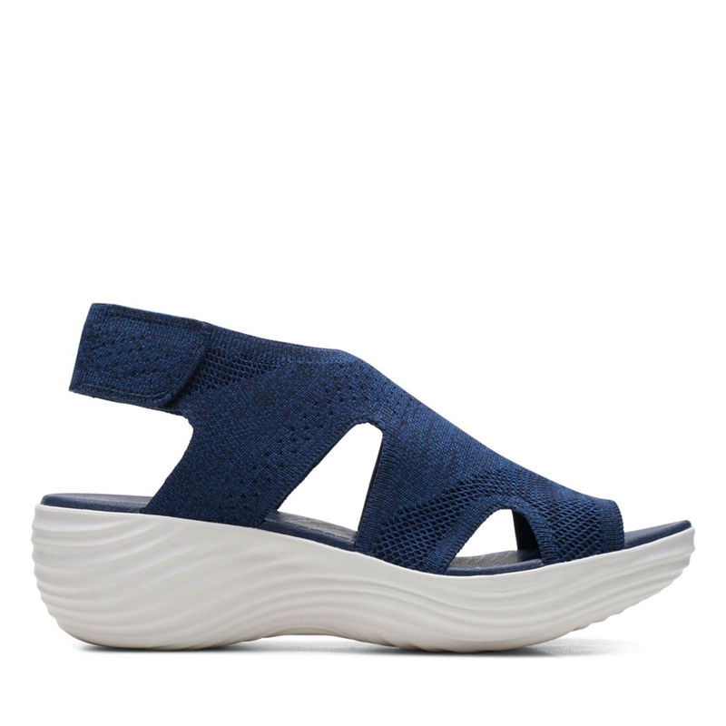 Sandales Clarks Marin Sail Bleu Marine Femme|VZW-0890099