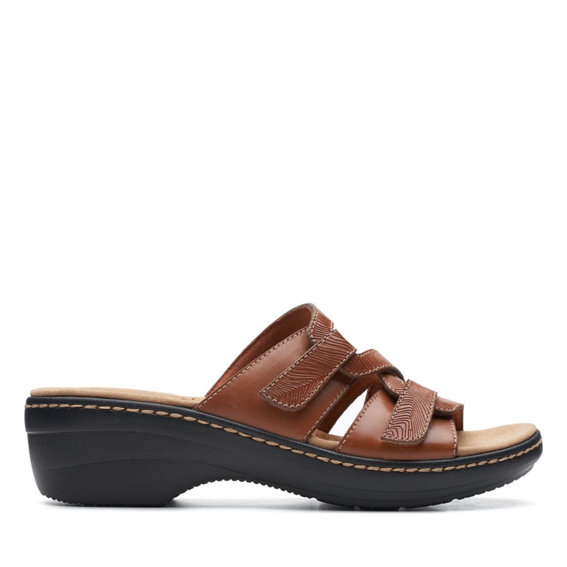 Sandales Clarks Merliah Karli Tan Marron Femme|TUJ-0241383