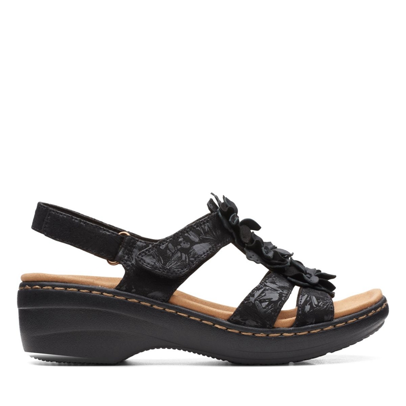 Sandales Clarks Merliah Sheryl Noir Femme|YIE-5900093