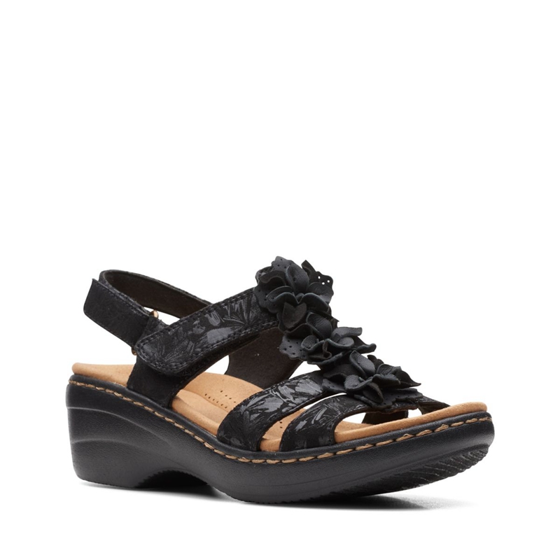 Sandales Clarks Merliah Sheryl Noir Femme|YIE-5900093