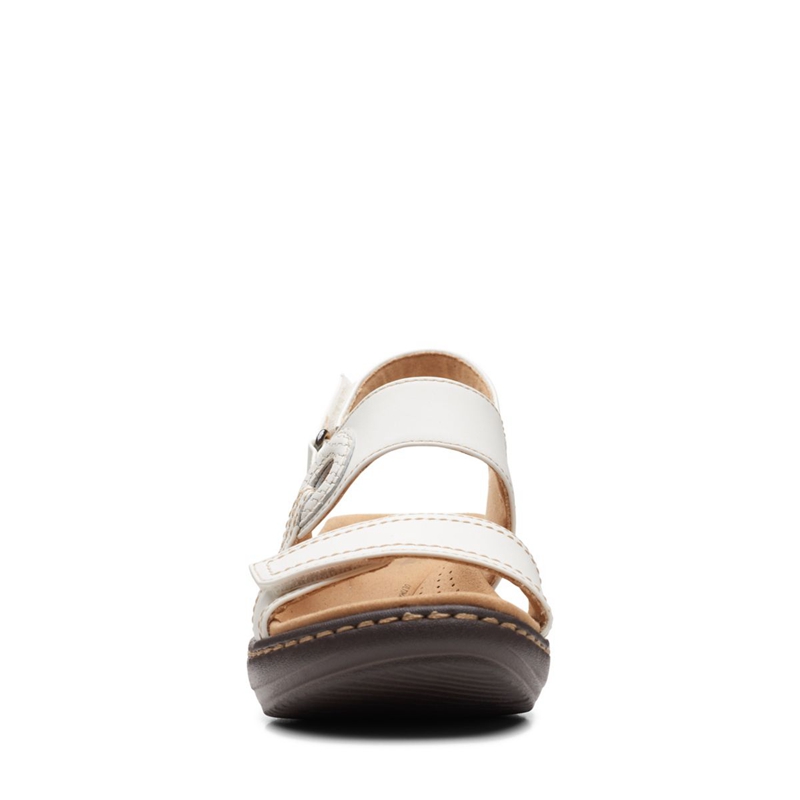 Sandales Clarks Merliah Opal Cuir Blanche Femme|SNB-7721174