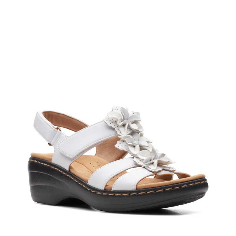 Sandales Clarks Merliah Sheryl Blanche Femme|WGC-1428424