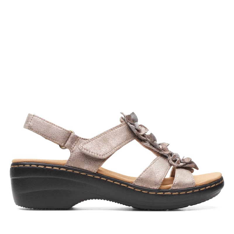 Sandales Clarks Merliah Sheryl Grise Femme|XSZ-2779769