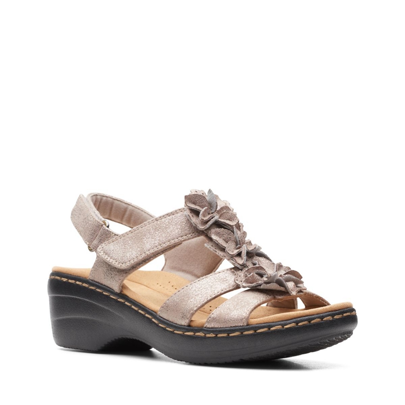 Sandales Clarks Merliah Sheryl Grise Femme|XSZ-2779769