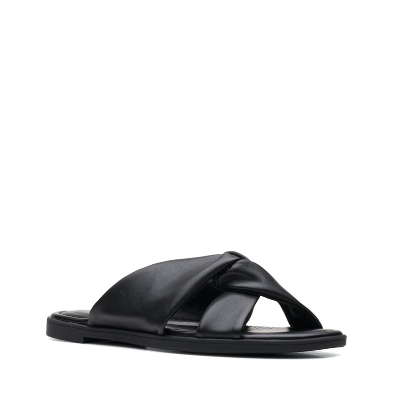 Sandales Clarks Reyna Twist Synthétique Noir Femme|GBA-6663804