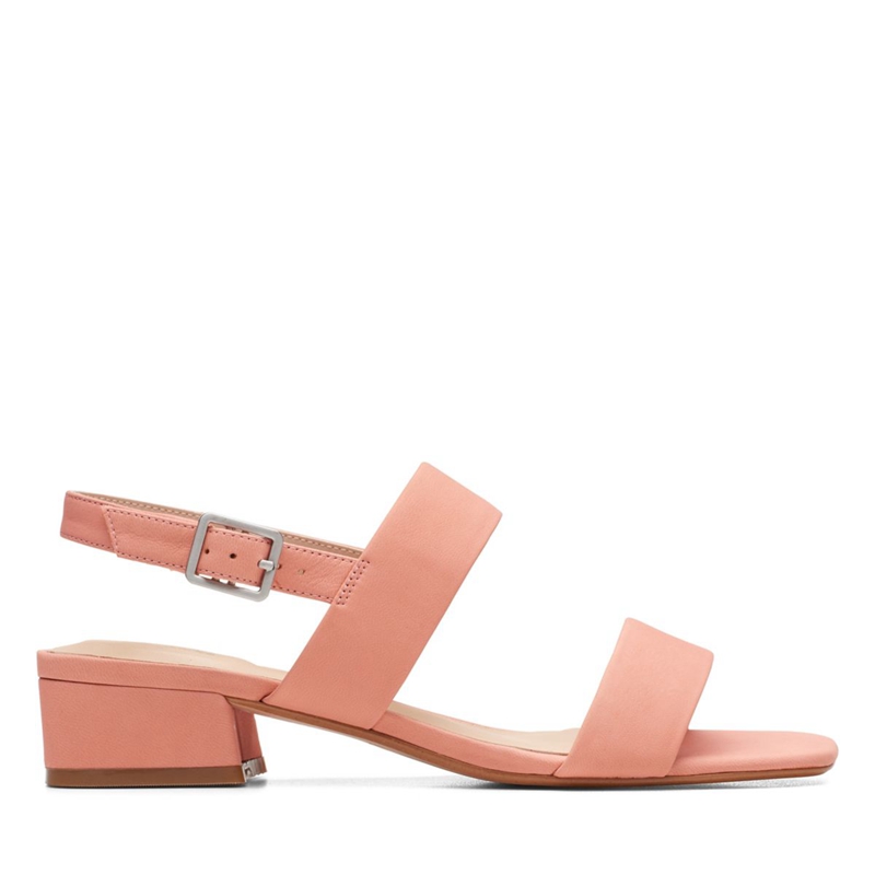 Sandales Clarks Seren25 Brides Light Coral Corail Clair Femme|NPW-5959744