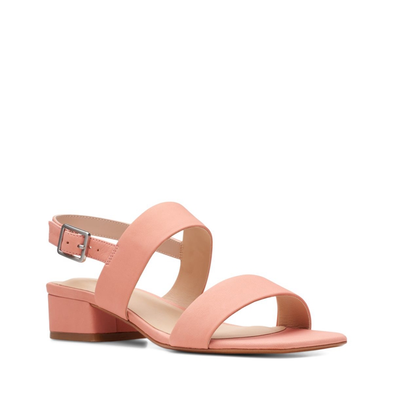 Sandales Clarks Seren25 Brides Light Coral Corail Clair Femme|NPW-5959744