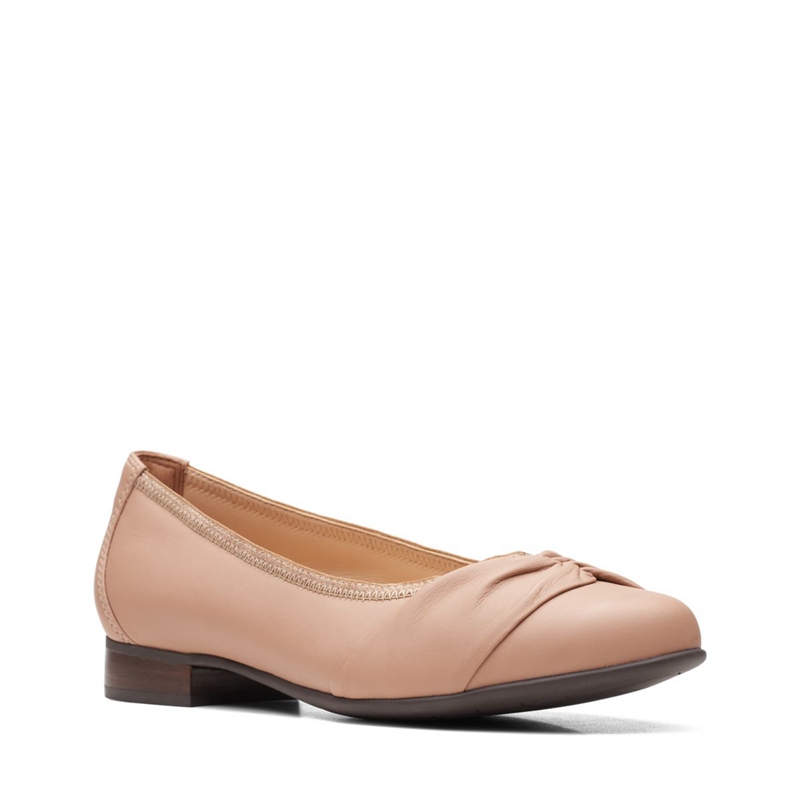 Escarpins Clarks Un Blush Wish Praline Cuir Abricot Femme|FQT-8654299