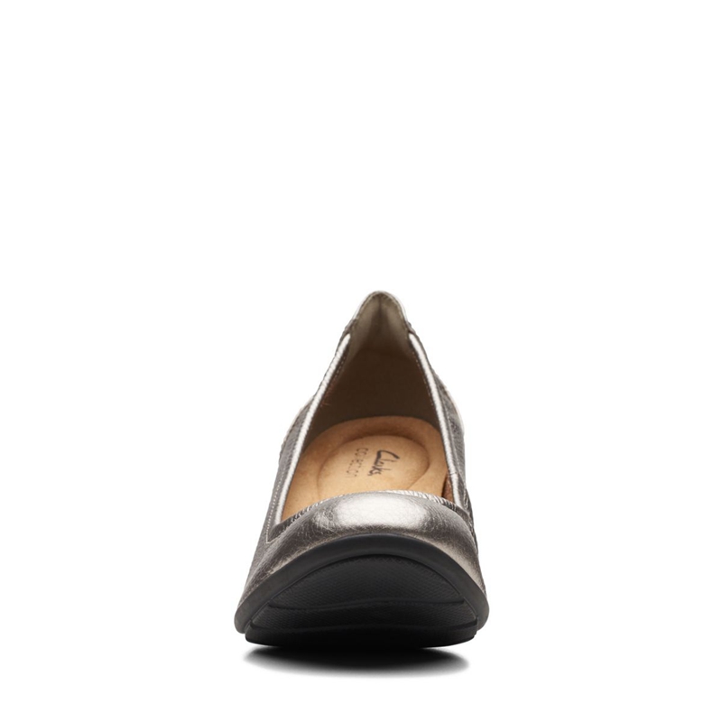 Escarpins Clarks Neiley Pearl Pewter Argent Femme|VMM-0012969