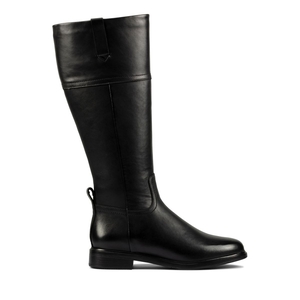 Bottes Hautes Clarks Clarkdale Hi Cuir Noir Femme|QCY-1728909