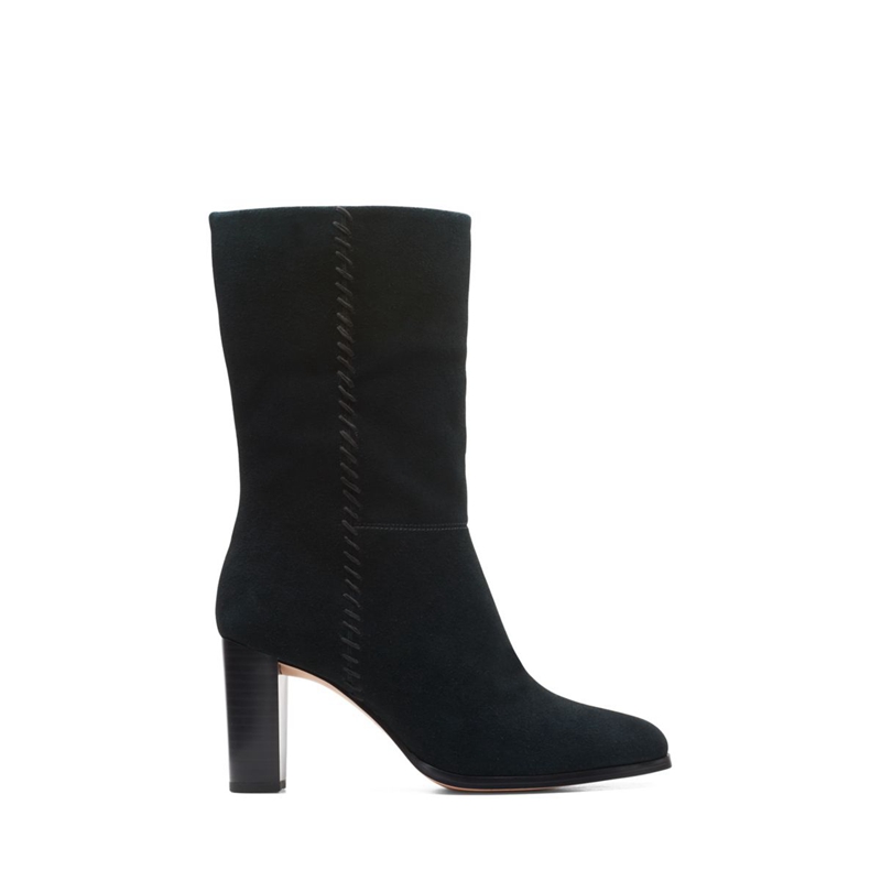 Bottes à Talons Clarks Karamo Mid Sde Noir Femme|IMA-6643796