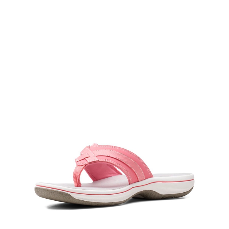 Tong Clarks BREEZE SEA Bright Syn Rose Clair Femme|MOH-2760857