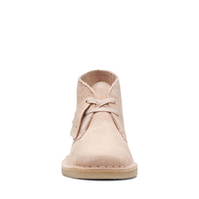 Bottes Du Désert Clarks Natural Daim Beige Femme|FQE-0674801