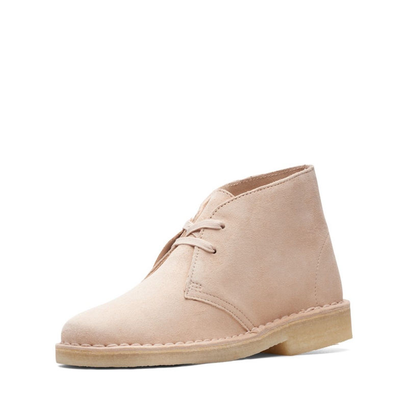 Bottes Du Désert Clarks Natural Daim Beige Femme|FQE-0674801