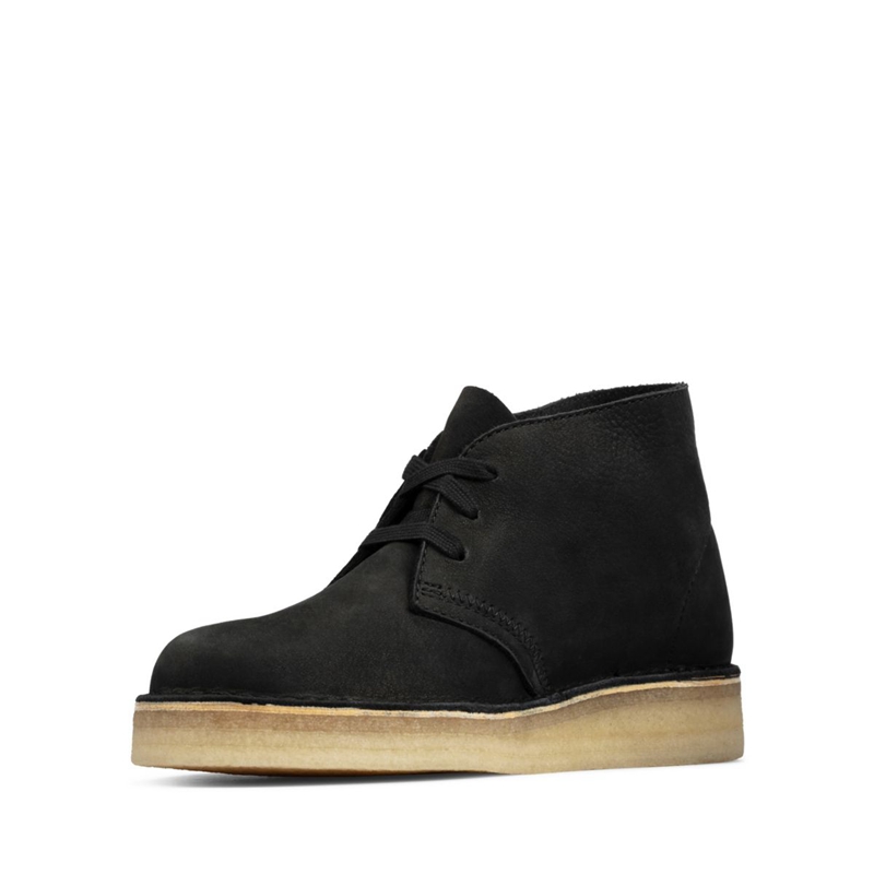 Bottes Du Désert Clarks Coal Nubuck Noir Femme|LII-9201887