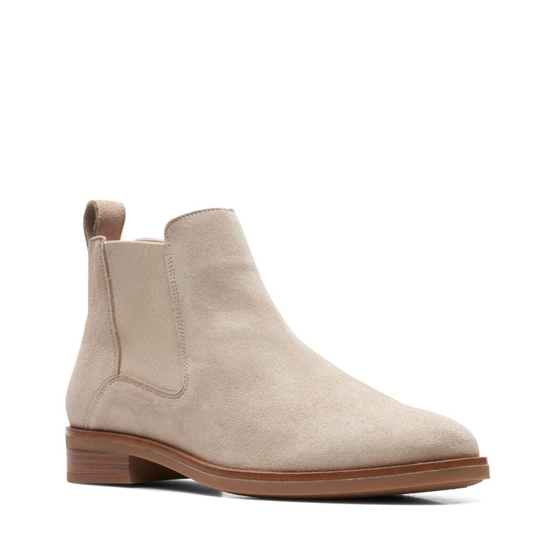 Chelsea Boots Clarks Memi Top Sand Marron Femme|FQM-8336589